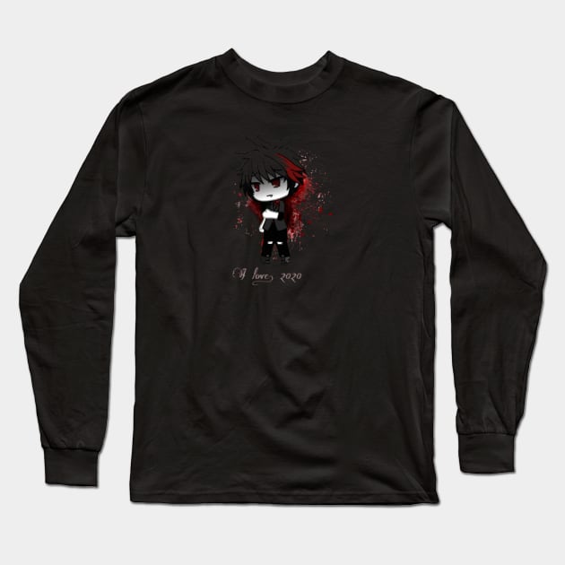 vampire Long Sleeve T-Shirt by Browlers